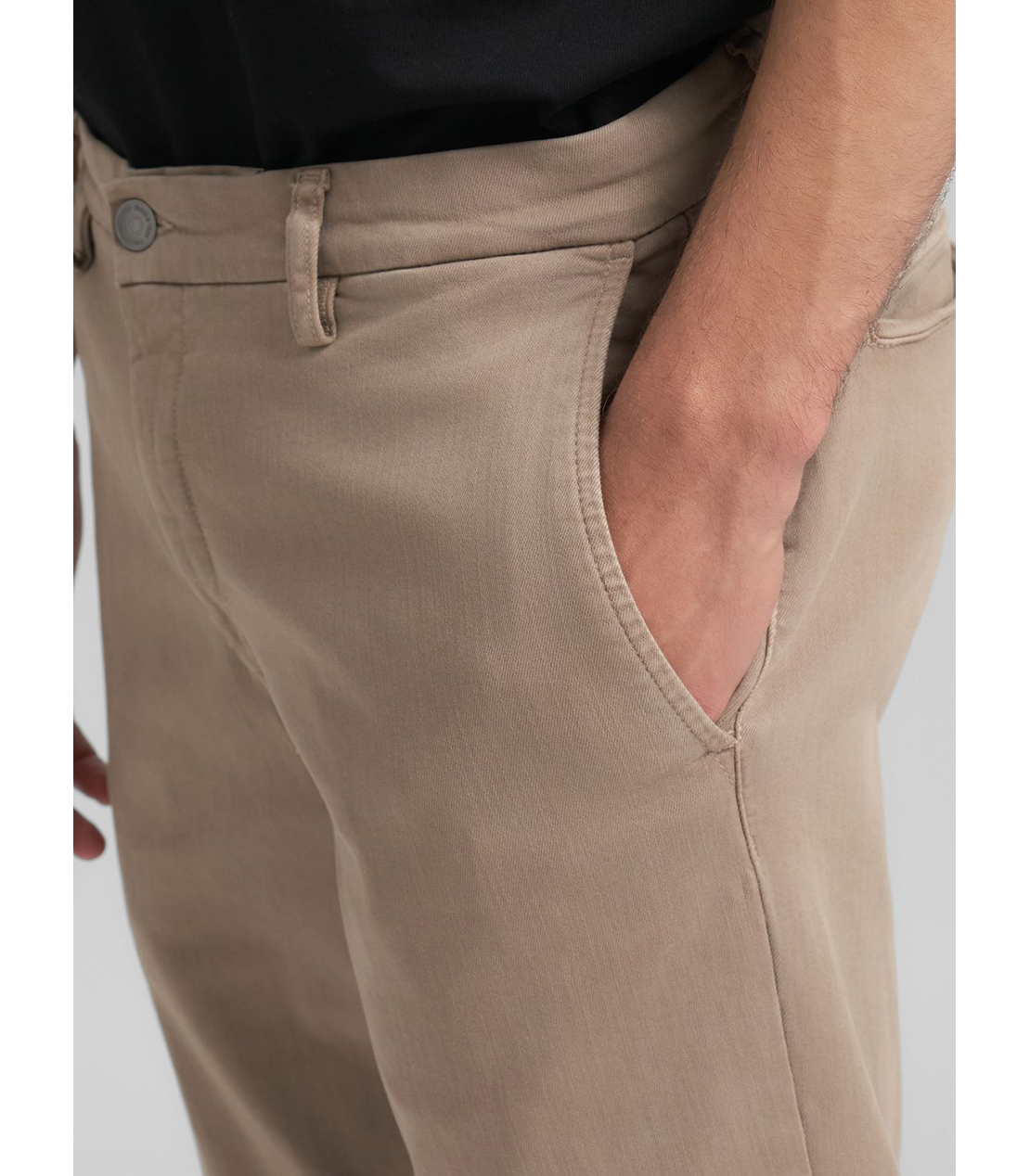 【新品未使用】REPLAY(リプレイ)ストレッチチノパンツ REPLAY] リプレイ BENNI HYPERFLEX ウォッシュ加工 スリム